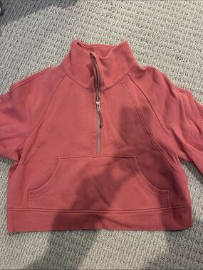 lululemon athletica Half-Zip Pullover in Dusty Rose
